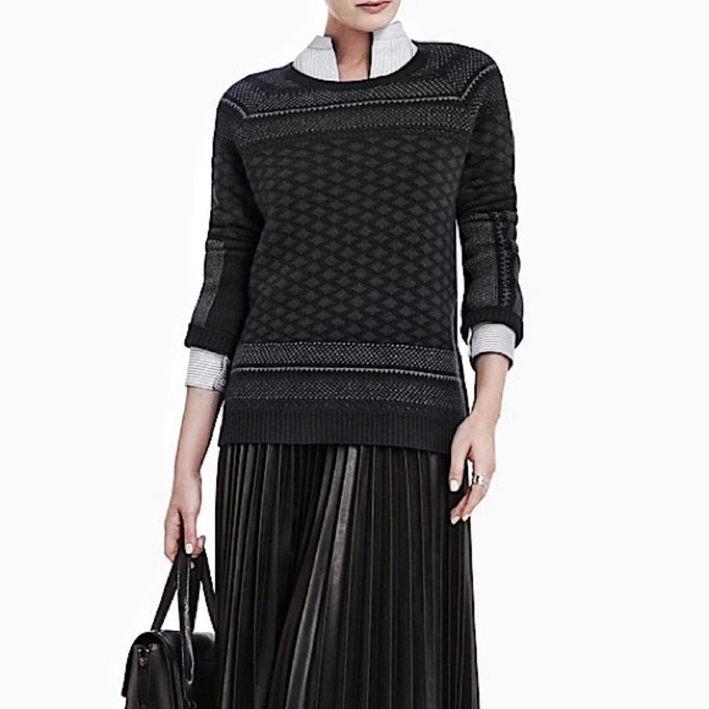 BCBGMaxAzria “Reona” Wool Knit Sweater